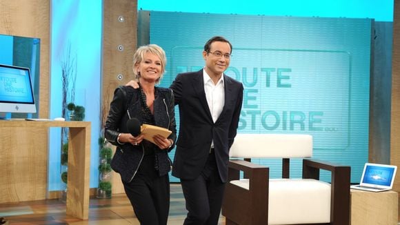 La photo du jour : Jean-Luc Delarue passe la main à Sophie Davant