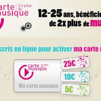 Le gouvernement lance la "Carte musique" pour les 12-25 ans