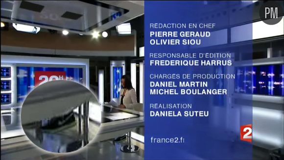 Marie Drucker au 20h de France 2 samedi 30 octobre 2010