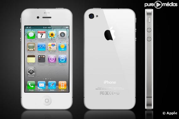 La version blanche de l'iPhone 4.