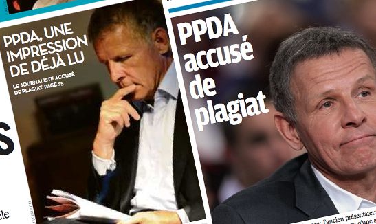 Le plagiat de PPDA à la Une de la presse
