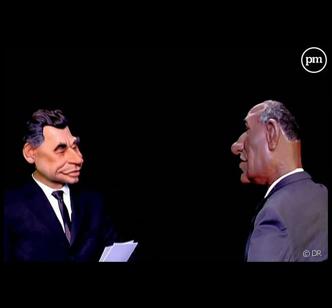 Michel Denisot et Laurent Gbagbo