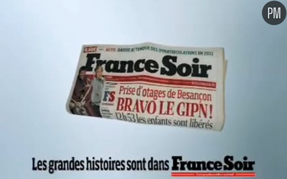 Campagne de communication du quotidien France-Soir (janvier 2010)