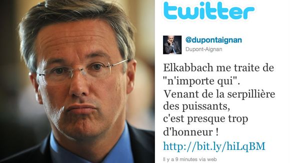 Réponse virulente de Nicolas Dupont-Aignan à la petite phrase de Jean-Pierre Elkabbach