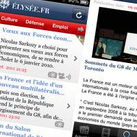 L'Elysée débarque sur l'iPhone et l'iPad