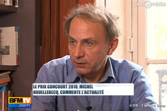 Michel Houellebecq invité de Ruth Elkrief sur BFM TV