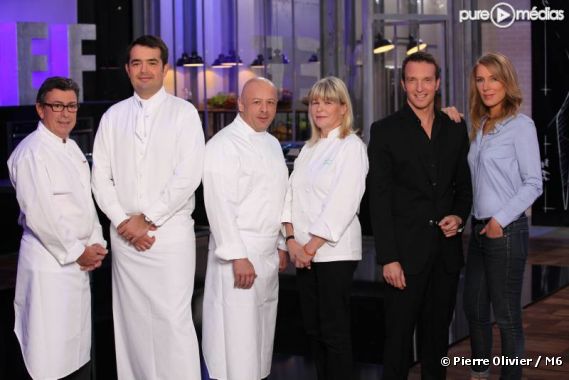 Le jury et les animateurs de "Top Chef" 2011