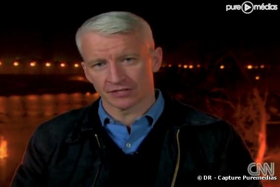 Anderson Cooper, reporter de CNN en Egypte