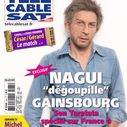 Nagui tranformé en Serge Gainsbourg à la Une d'un hebdo télé