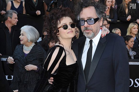 Helena Bonham Carter and Tim Burton. La 83ème cérémonie des Oscars à Los Angeles le 27 février 2011.