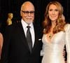 Rene Angelil et Celine Dion. La 83ème cérémonie des Oscars à Los Angeles le 27 février 2011. 