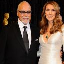 Rene Angelil et Celine Dion. La 83ème cérémonie des Oscars à Los Angeles le 27 février 2011. 