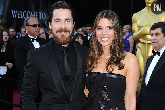 Christian Bale et Sibi Bale. a 83ème cérémonie des Oscars à Los Angeles le 27 février 2011.