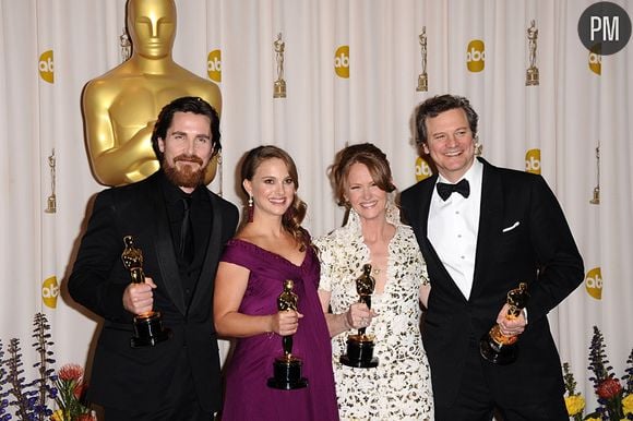 Christian Bale, Natalie Portman, Melissa Leo et Colin Firth