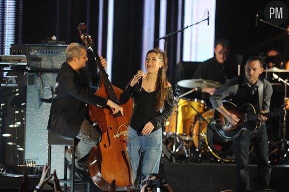 Zaz aux Victoires de la Musique le 1er mars 2011.