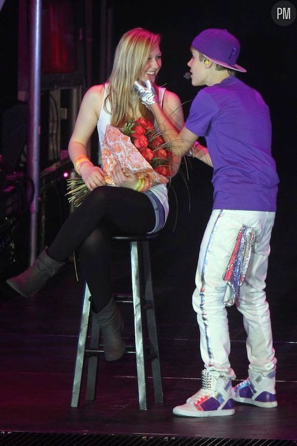 Justin Bieber en concert en Allemagne, le 26 mars 2011