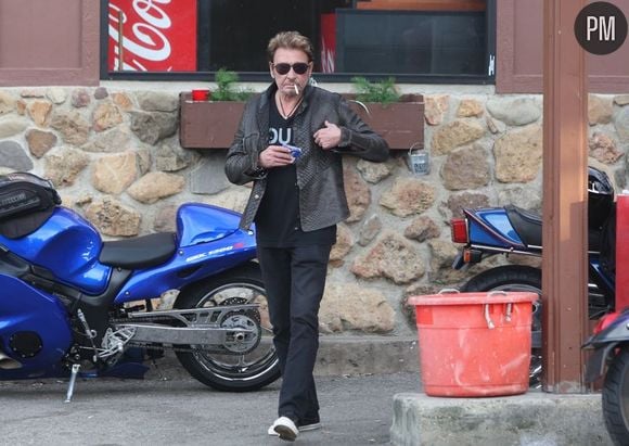 Johnny Hallyday, en janvier 2011