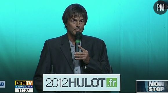 Nicolas Hulot, à Sevran, le 13 avrl 2011