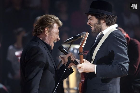 Johnny Hallyday et Matthieu Chedid dans "Taratata"