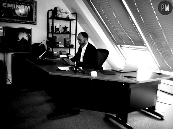 Pierre Bellanger, le 14 avril 2011, dans son bureau à Skyrock