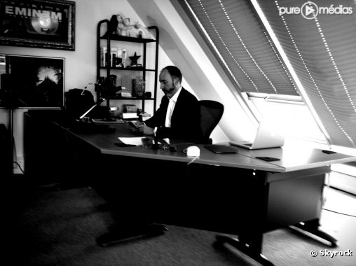 Pierre Bellanger, le 14 avril 2011, dans son bureau à Skyrock