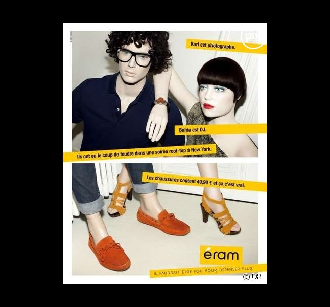 Une campagne de publicité d'Eram (avril 2011)