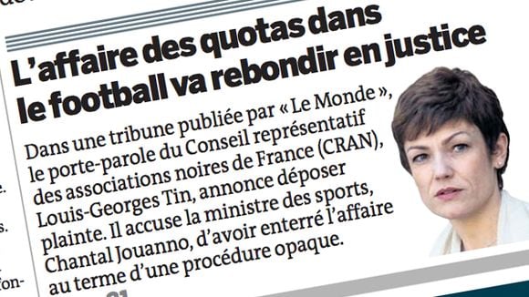 Affaire des quotas dans le football : Le CRAN porte plainte