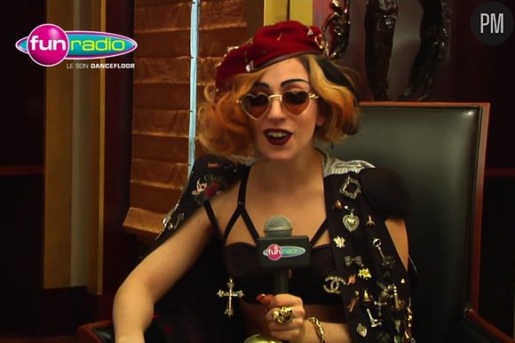 Lady Gaga en interview pour Fun Radio