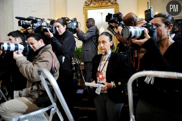 Laurence Haïm, seule journaliste française accréditée à la Maison Blanche.