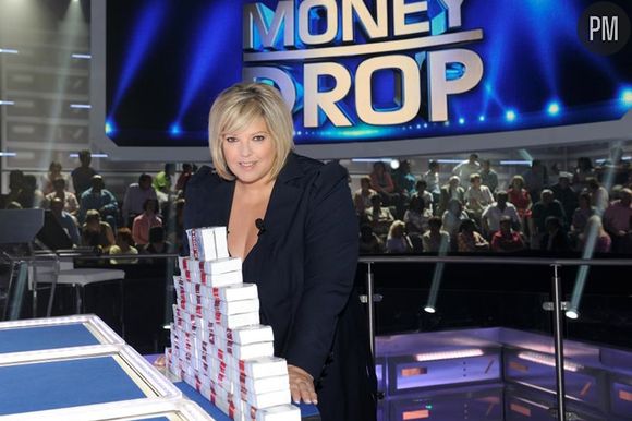 Laurence Boccolini sur le plateau de "Money Drop".