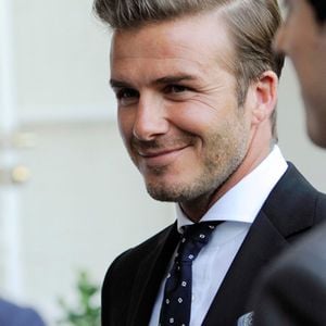 Le footballeur David Beckham.