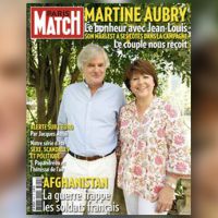 Martine Aubry pose pour Paris Match avec son mari