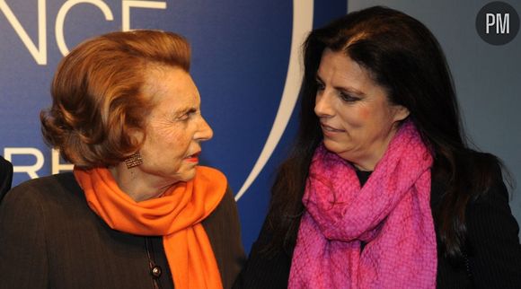 Liliane Bettencourt et sa fille