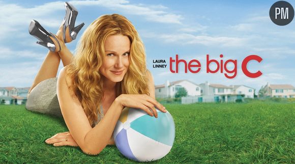 Laura Linney sur une affiche promotionnelle de la série "The Big C"