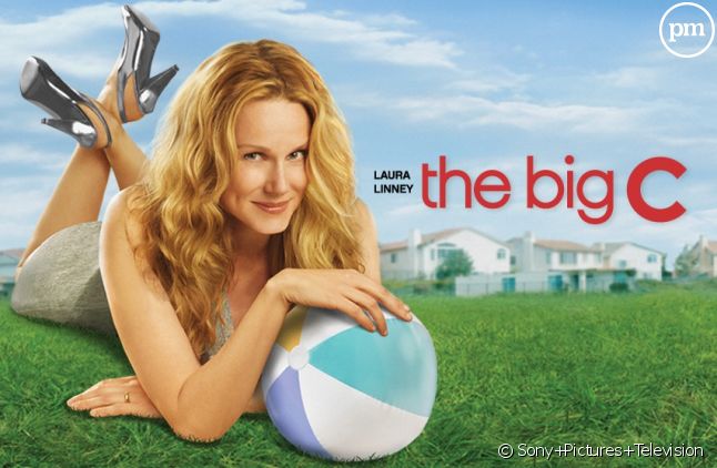 Laura Linney sur une affiche promotionnelle de la série "The Big C"