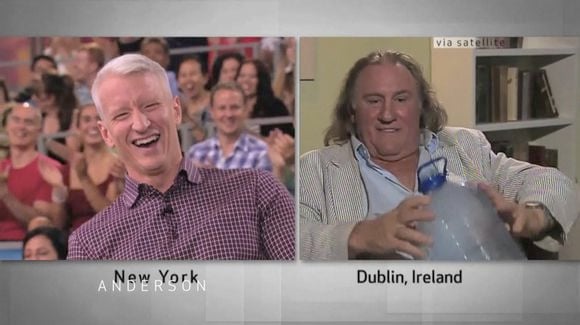 Anderson Cooper reçoit Gérard Depardieu