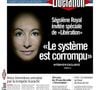 Ségolène Royal à la Une de "Libération" le samedi 24 septembre 2011