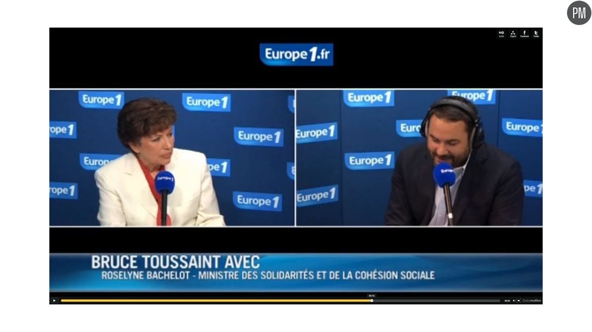 Vidéo : Roselyne Bachelot Face à Bruce Toussaint Sur Europe 1. - Puremédias