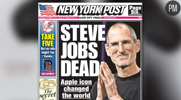 La Une du New York Post.