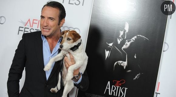 Jean Dujardin à une projection de "The Artist" à Los Angeles