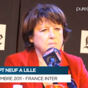 Incident avec une spectatrice et Martine Aubry dans la matinale de France Inter