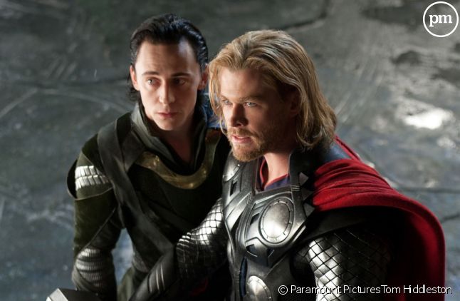 Tom Hiddleston et Chris Hemsworth dans "Thor"