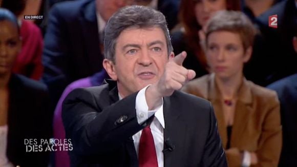 Jean-Luc Mélenchon en colère contre la compagne de François Hollande, Valérie Trierweiler