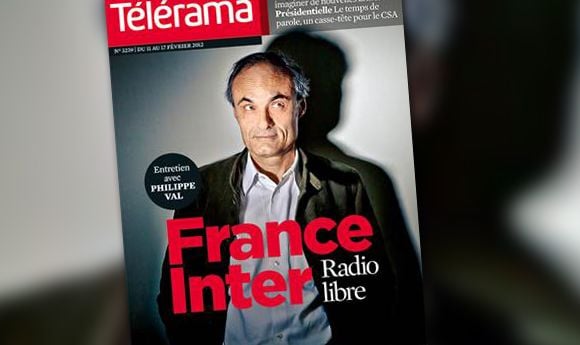 La Une de Télérama datée du 8 février 2012.