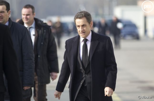 Nicolas Sarkozy, le 9 février 2012.