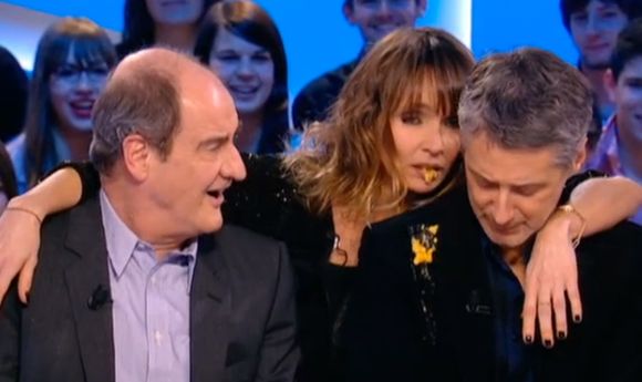 Pierre Lescure, Antoine de Caunes et Axelle Laffont.