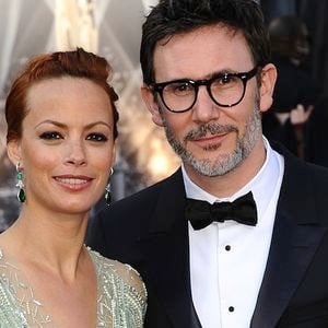 Bérénice Bejo et Michel Hazanavicius sur le tapis rouge des Oscars 2012