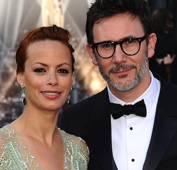 Bérénice Bejo et Michel Hazanavicius sur le tapis rouge des Oscars 2012