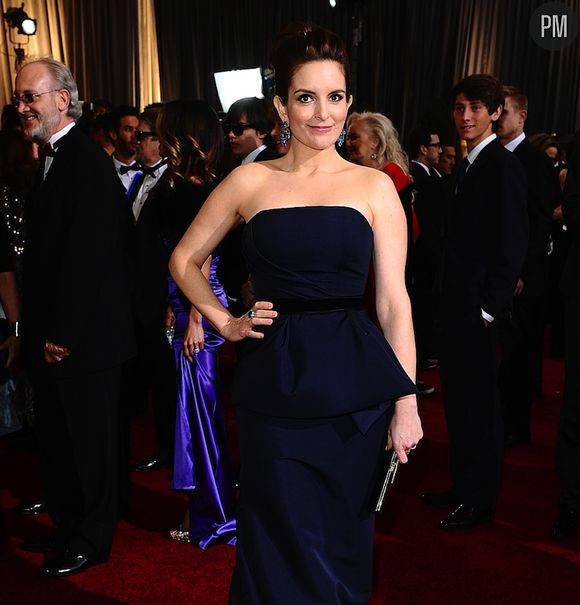 Tina Fey sur le tapis rouge des Oscars 2012