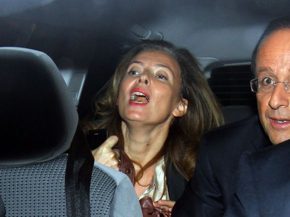 Valérie Trierweiler et François Hollande.